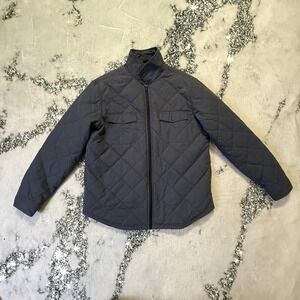 Wallin Bros Jacket Mens Size Large Gray Quilted Workwear‎ Street Gorpcore
